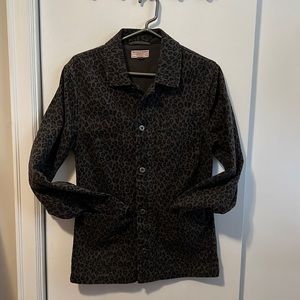 J Crew canvas chore shirt jacket